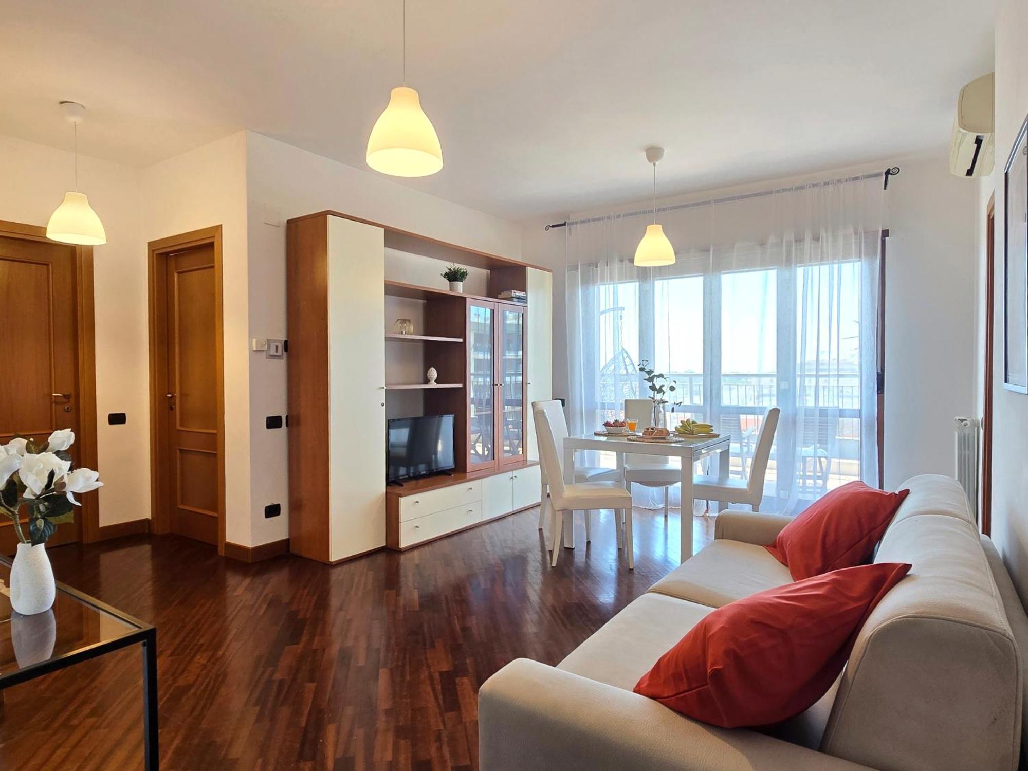 Golden Hour - Panoramic Terrace Apartment Fiumicino